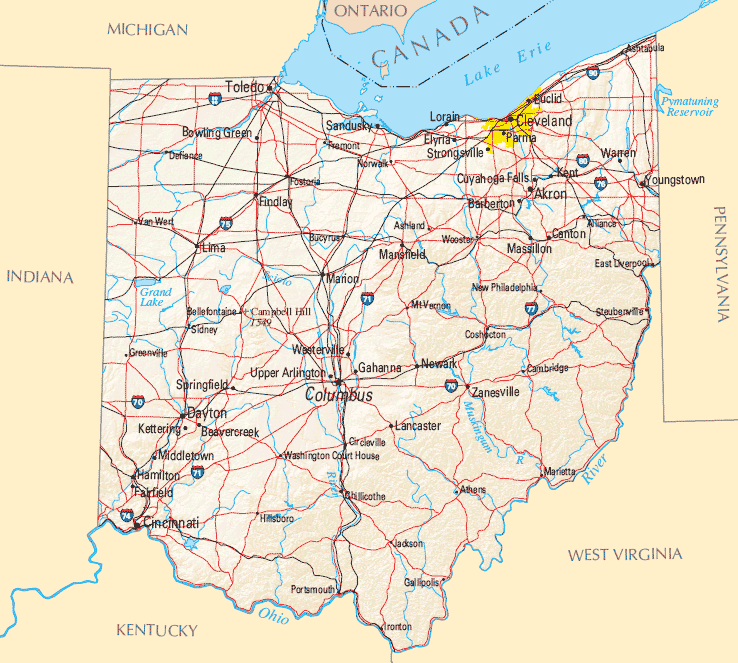 Cleveland Map